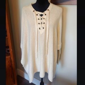 🖤Soft Poncho Sweater sz SML